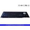 Buy cheap 63 Cherry Key Industrial Metal Keyboard Electroplated Black With Trackball from wholesalers