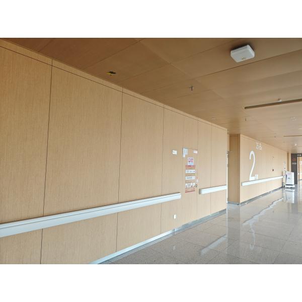 Decorative PVDF ACP Sheets 3.0mm Thickness Wood Grain Surface 0.18mm Aluminum Layer for Retail Store Partitions