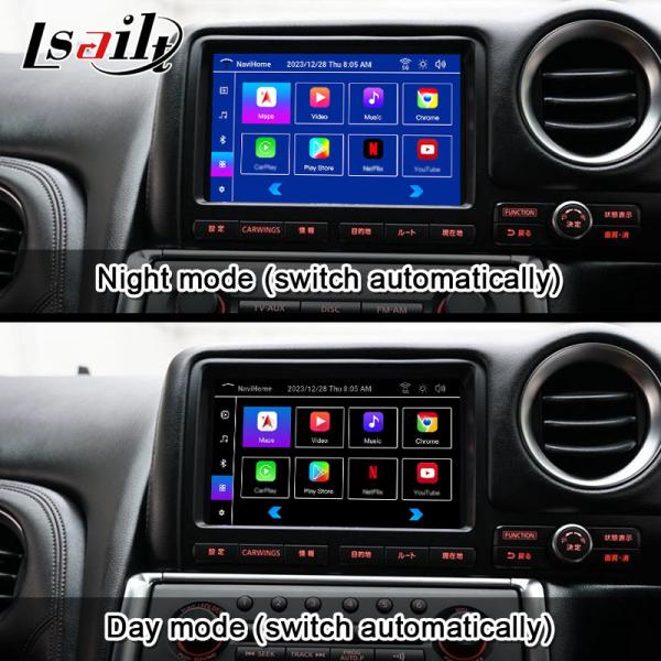 Lsailt Android Multimedia Interface for GT-R GTR R35 2011-2016 Wireless Carplay Interface Included YouTube, GPS,8+128 GB