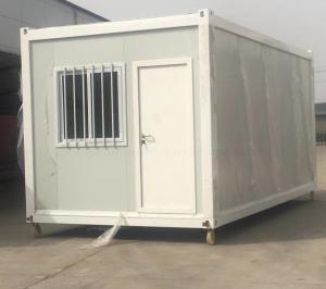 China Lowes Flat Pack Homes Prebuilt Container House Garage Storage Foldable on sale