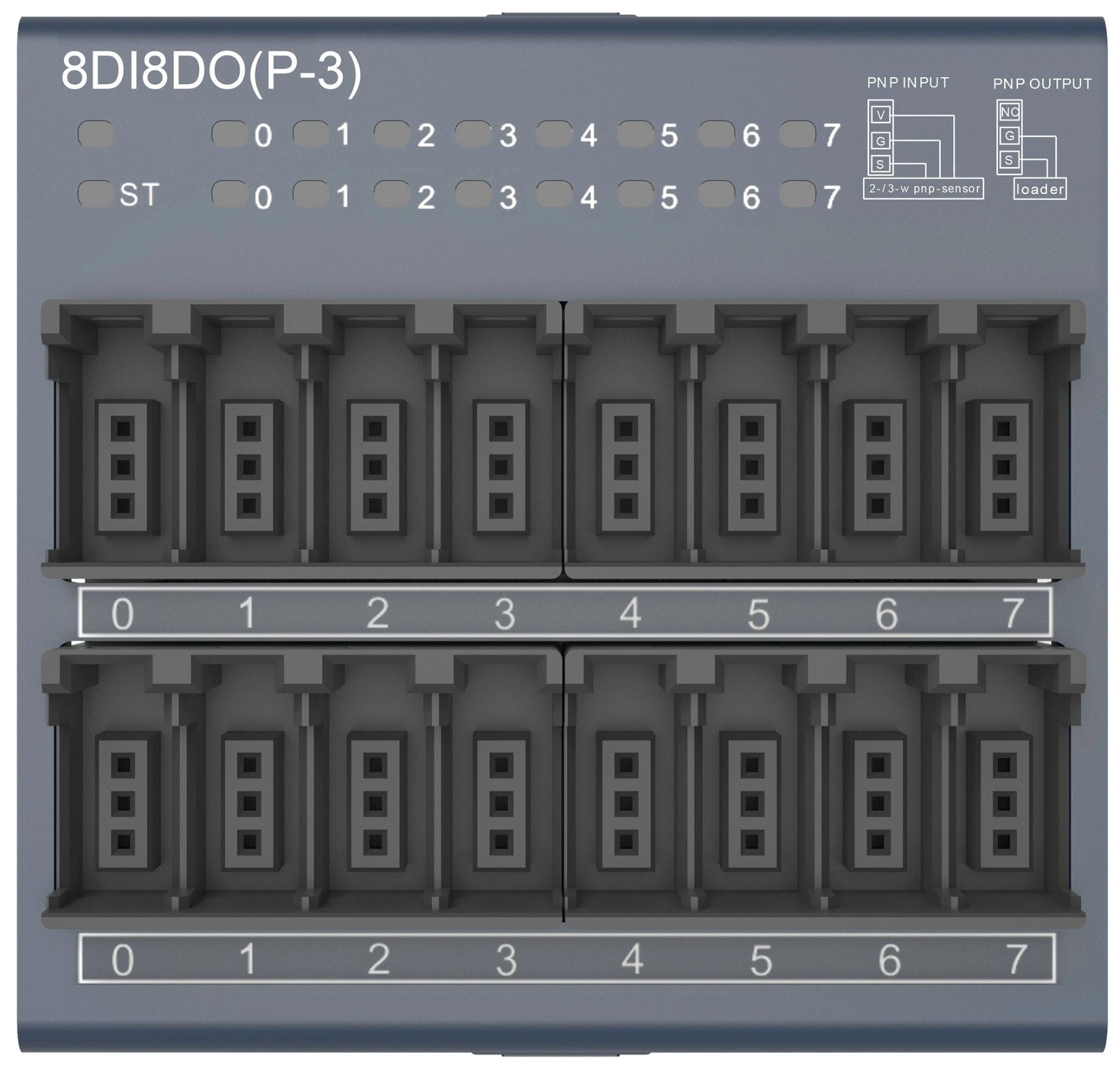 Quality Decowell Integrated I/O Multifunctional Modules 8DI8DO PLC Communication Module for sale