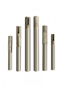 China Diamond sintered stone carving tools for hard granite carving end mill ball nose and conical type on sale