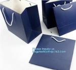 eco friendly paper printed shopping coffee packaging retail bags with handle