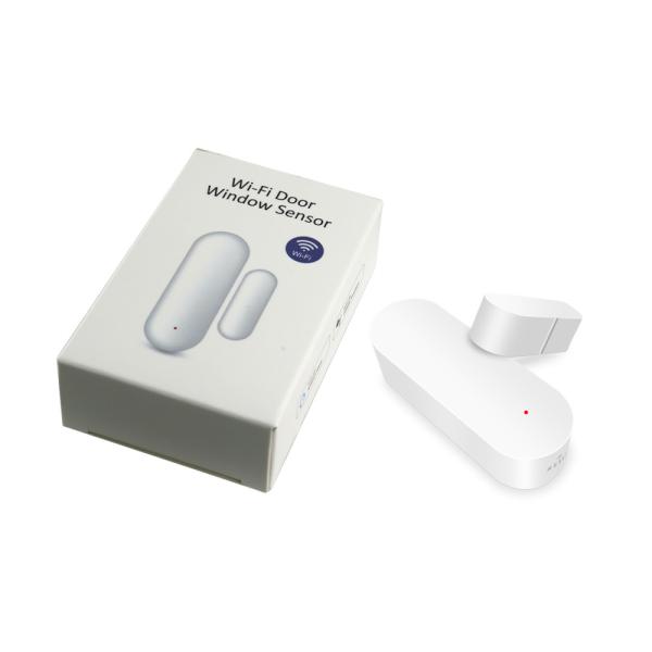 Manufacturer Tuya Smart Door Magnetic Sensor Wifi Automatic Door Window Sensor Alarm Work With Google Alexa