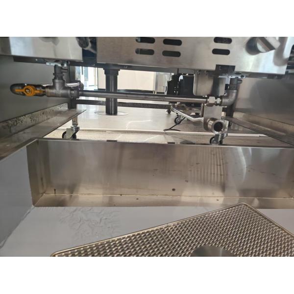 LPG Gas Natural gas Double Tanks Four Baskets Digital Panel gas Chips Open Fryer