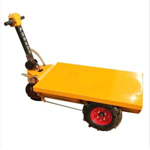 Quality Platform Hand Cart For Construction Small Electric Hand Trolley Truck for sale