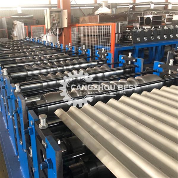 Double Layer Corrugated 70mm Roofing Sheet Roll Forming Machine