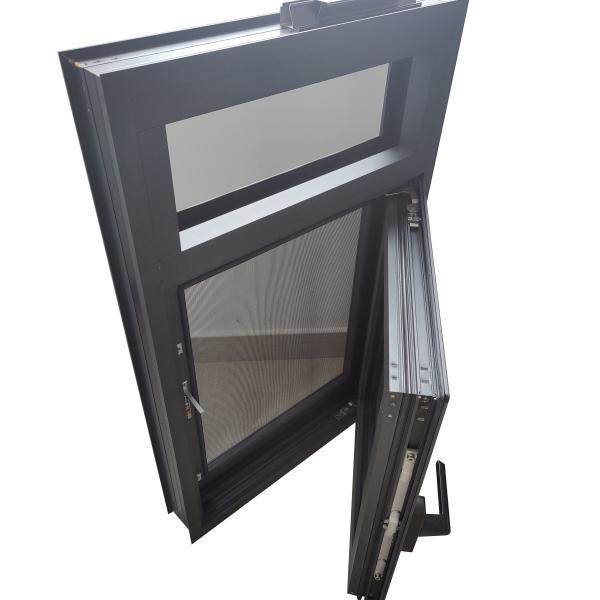 Thermal Break Aluminum PVC Sliding Window Wind Sound Proof Heating Barrier System Window
