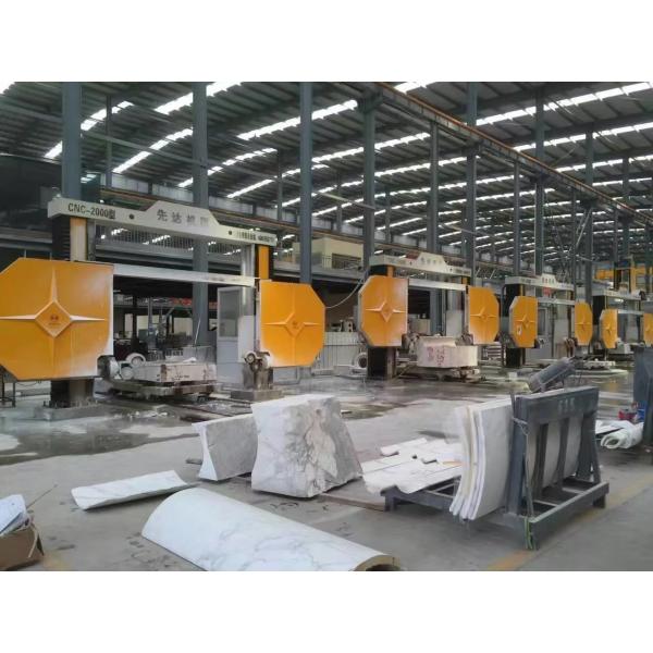 CNC Diamond Wire Saw Stone Cutting Machine For Profiling