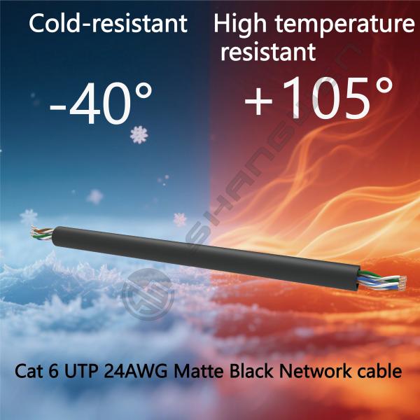 Cat6a Cable Network UTP Cat6 Cat6a Cable and Connectors CAT6A Flat Patch Cord UTP 4 Pairs 30AWG Stranded Copper Cable