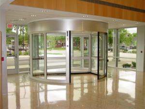 China With Door Leaf Stop Positioning Function Induction Automatic Revolving Door with 2 wings on sale