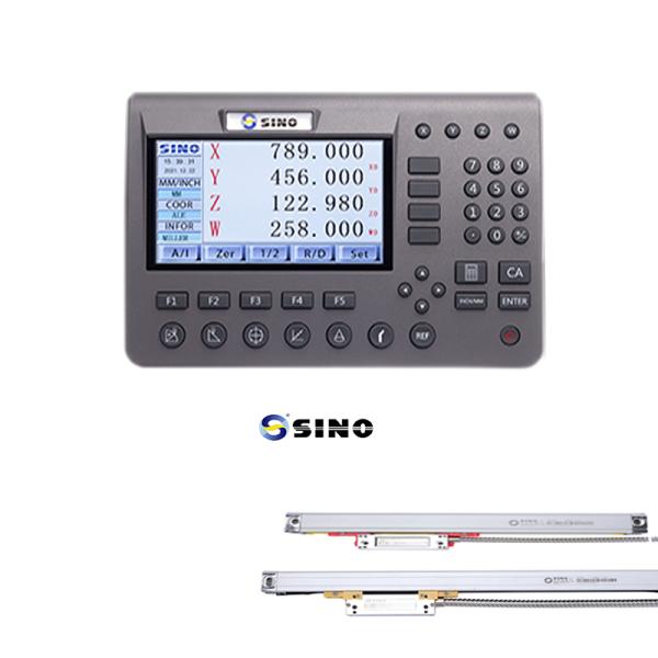 SINO 4 Axis Digital Readout System SDS200 Metal LCD Durable With Linear Encoder For Lathe Machine
