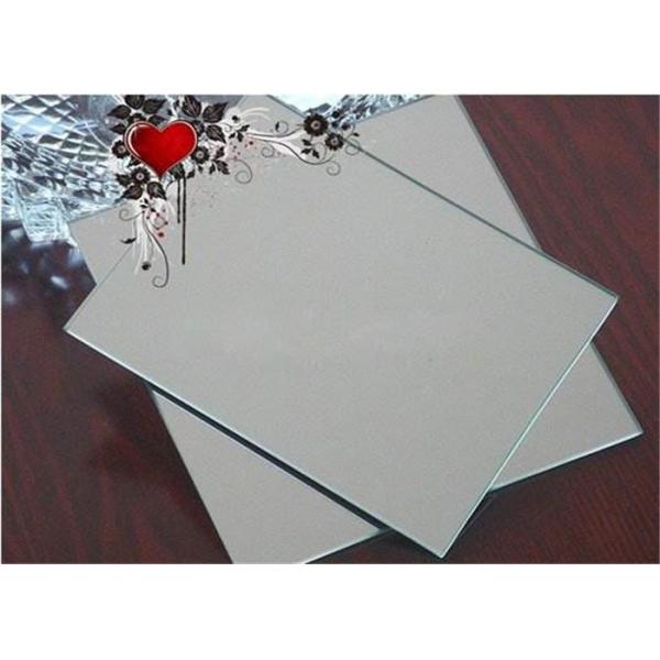 Safety Grey Tinted Mirror Glass , Size Customized Mirror Float Glass For Decorative