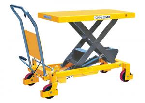Quality 1 Ton Hydraulic Hand Lift Table With Large Table Size Smooth Lifting for sale