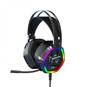 China Deep bass 7.1 surround sound stereo RGB headsets over ear headband OEM wired gaming headphones with mic for PS4 PS5 on sale
