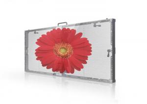 Quality Small Pitch  P3.75 See Through Led Screens , Indoor Glass Wall Led Display 3mm for sale