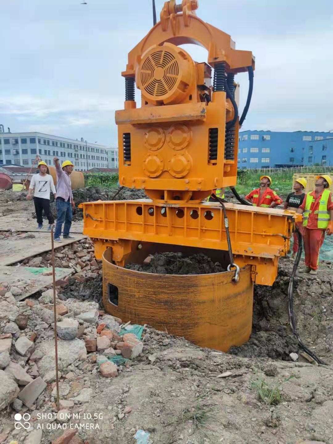 Good Performance Marine Pile Driving Machine Electric Vibro Hammer For Pilling Work