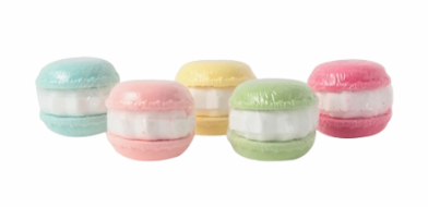 Macaron Shaped Custom Bath Bombs With FDA Approval Natural Ingredients For Relaxing