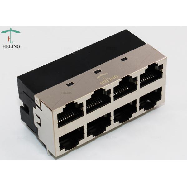 90 Degree Multiple Port RJ45 Female Jack MJ5988-B024-HRH1 1.5A 125VAC