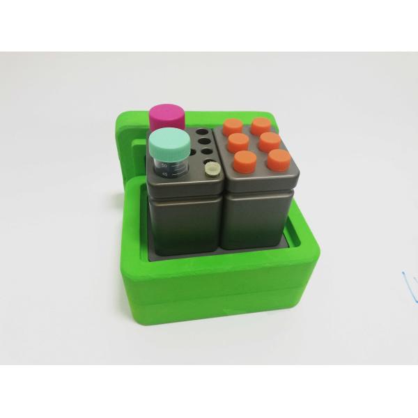 Low Temperature Sample Container Without Ice, Cell and Tissue Transfer Cooling Container Ice Free Cooler Biological Equi