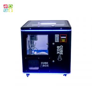 Quality Plat Shape Claw Crane Machine Cube Box Custom Prize Game Arcade Doll Machine for sale