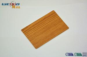 Architectural Interior Decorative Metal Wall Panels with wood looking film