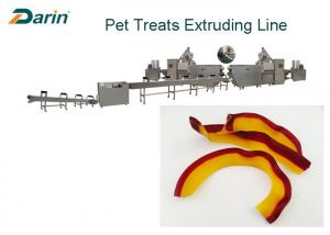 China Peanut Butter Flavor Natural Sticks Dog Food Extruder Dental Treats Making Machine on sale