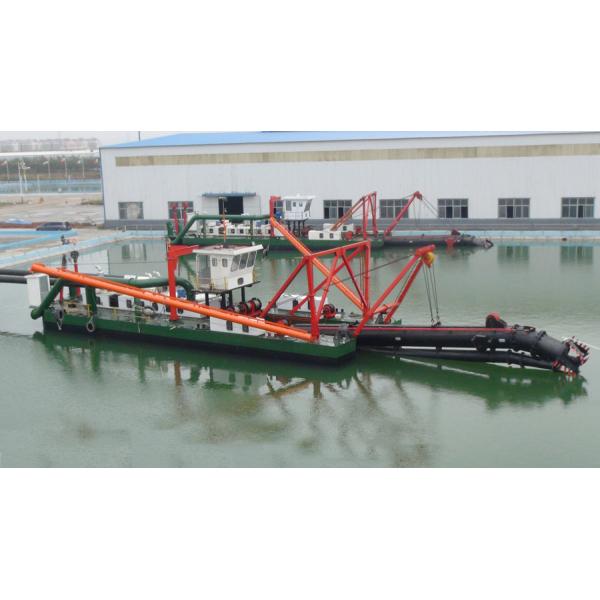 Customized Small Cutter Suction Dredging Ship 700 cbm/h Solid Sand For River Sand Dredging Depth 8 meters Under Water