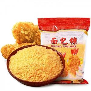 Quality Yellow Panko Dried Breadcrumbs 4 - 5mm For Fried Foods for sale