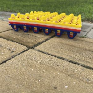 Quality Eco Friendly Rectangular Plastic Egg Tray For Fresh Eggs for sale