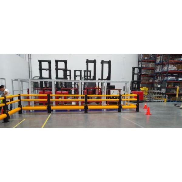Flexible Pedestrian Barrier  Anti-Collision Guardrails Warehouse Safety Barrier Traffic Guardrails