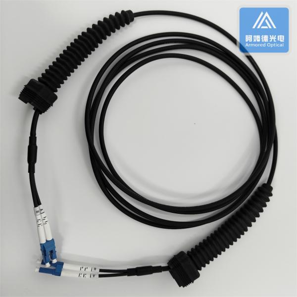 2F Armored Fiber Patch Cable CPRI 5.0mm SM LSZH BBU RRU FTTA Patch Jumper 5M