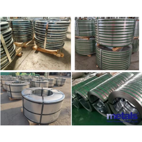 Zinc Coated 0.2mm Galvanized / Galvalume Steel Strap Coils For Steel Frame Structure