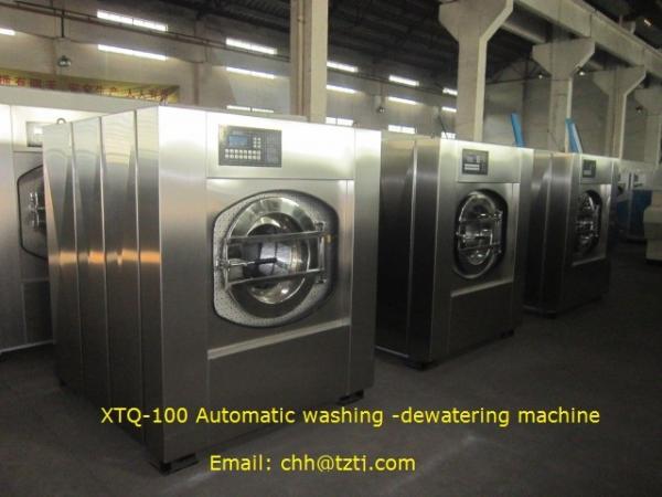 Buy Hotel laundry machine 100kg Fully automatic laundry machine Stainless steel Computer frequency conversion at wholesale prices