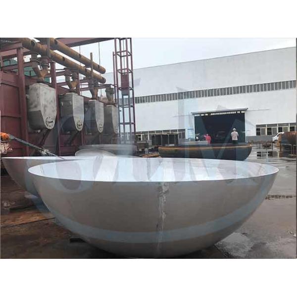 89MM 2000MM Semi Elliptical Stainless Steel Dish Head For Boilers And Containers PED GB