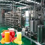 SUS304 500T/D Citrus Processing Line Automatic Juice Extracting