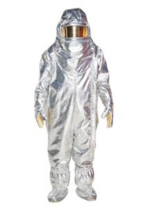 China Aluminum Foil Thermal Insulation Suit Clothing No Melting With Silver Color on sale
