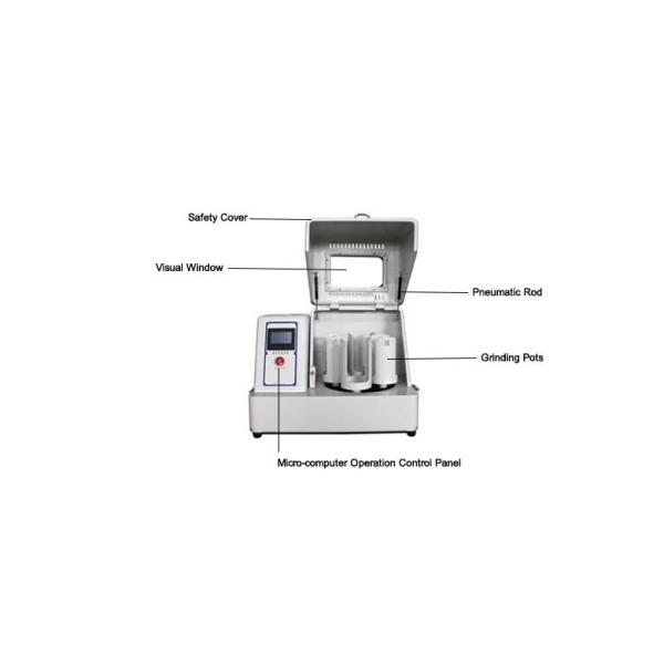 Micro Computer Touch Screen Planetary Ball Mill For Lab