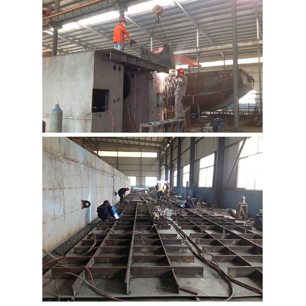 Small Suction Dredger Ship With Cutter Head For Lake Cleaning , Dredging Vessel