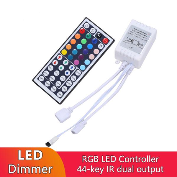 12VDC 144W LED RGB Controller Dimmer With IR Remote 44 Key Control