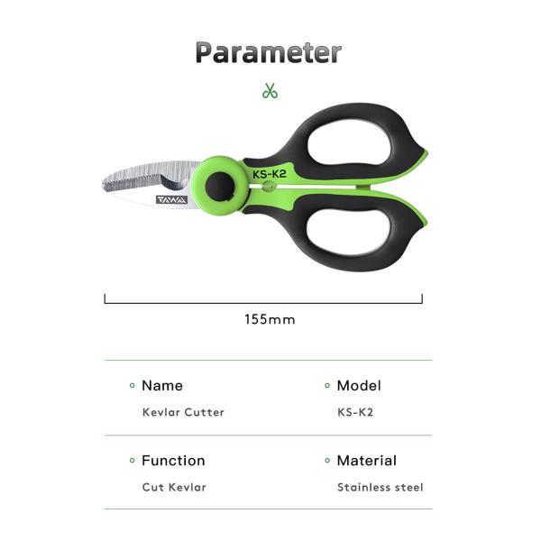 Fiber Optic Cable Patch Cord Pigtail Patch Cord Cable Insulation Scissors Kevlar Cutting KS-K2 Cable Kevlar Cutter Cutter Ftth