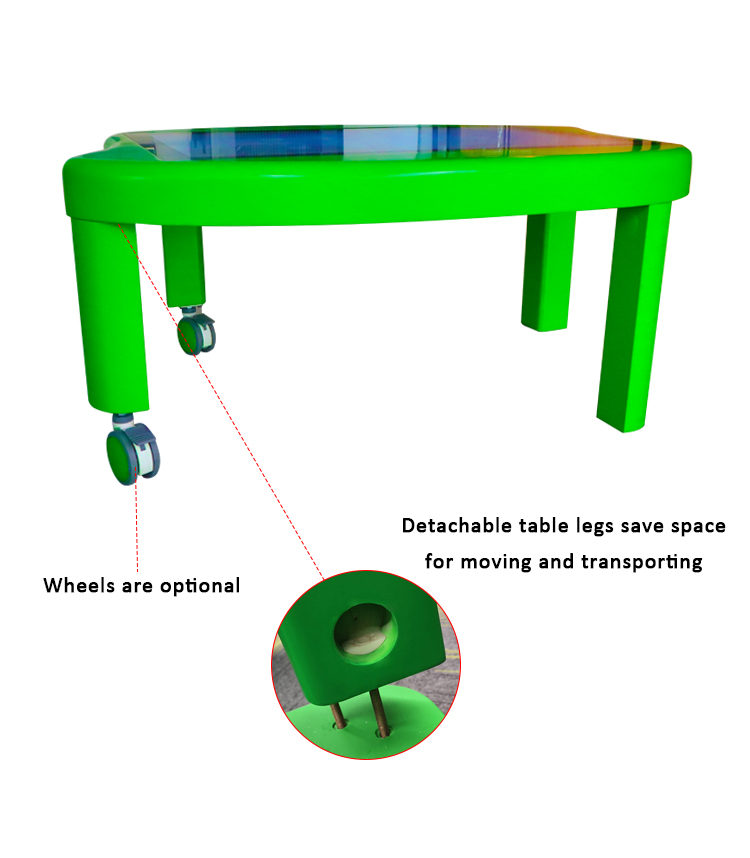 43 Inch Multi Colour Interactive Touch Table with 20 Contact Points and 1 Year Warranty for Education