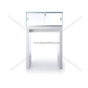 Quality High quality wood glass jewelry display cabinets in China for sale