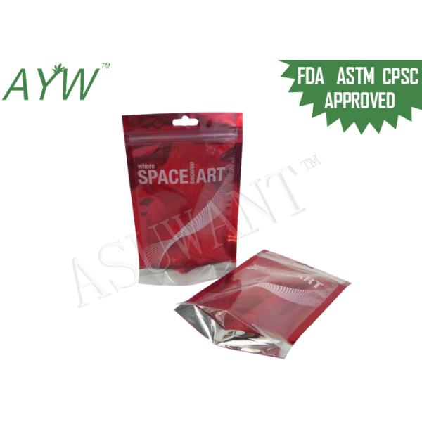 Water Tight Sealable Printed Stand Up Pouches For Computer / Phone Accessories