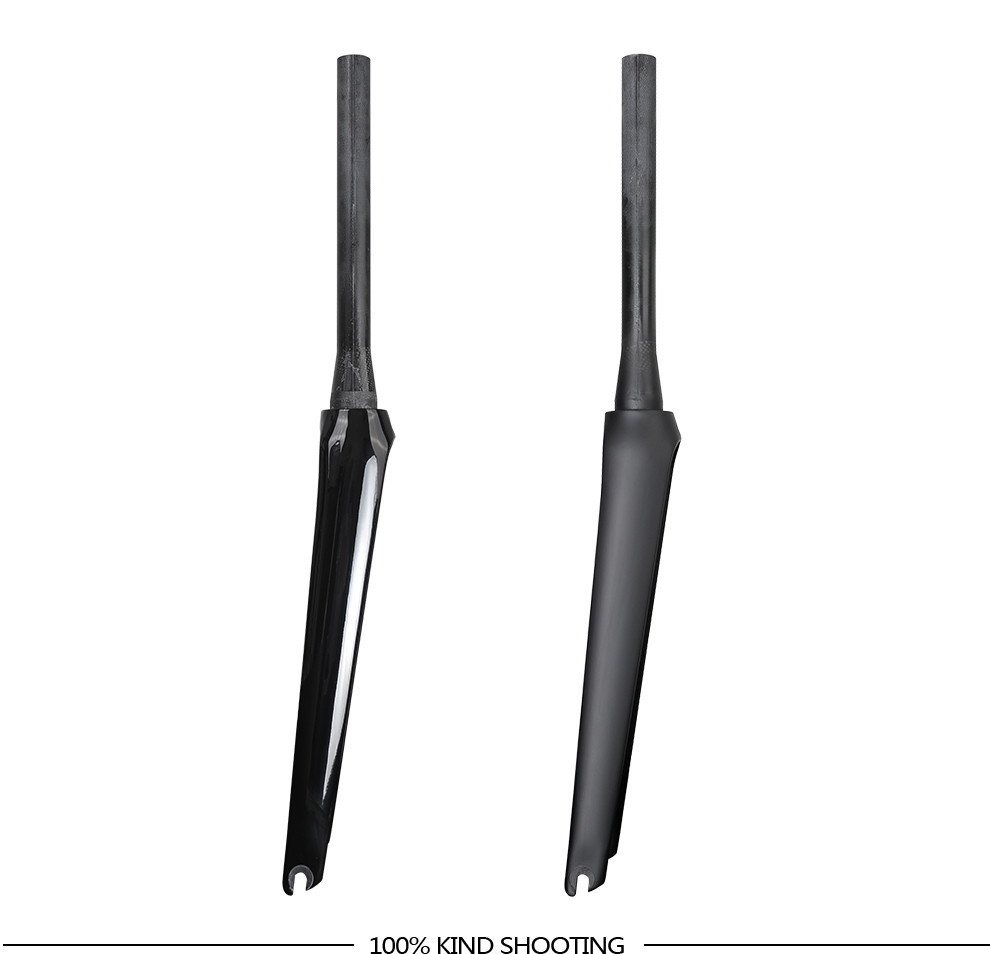 V Brake Full Carbon Road Bike Fork 700C Open QR Axle Matte Black