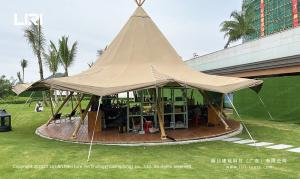 Quality High Quality Canvas Outdoor Large Tipi Tent For Glamping 20-120 People for sale