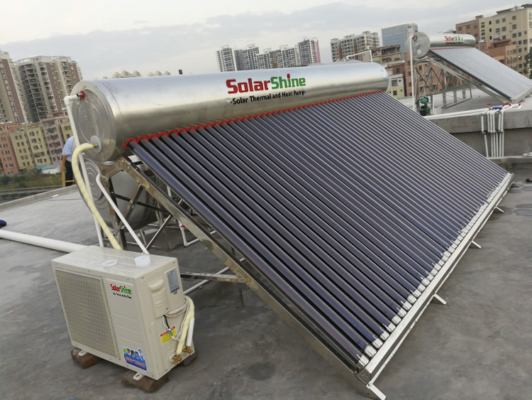 Stable Flat Plate Solar Water Heater Directed Thermosyphon Circulation Type