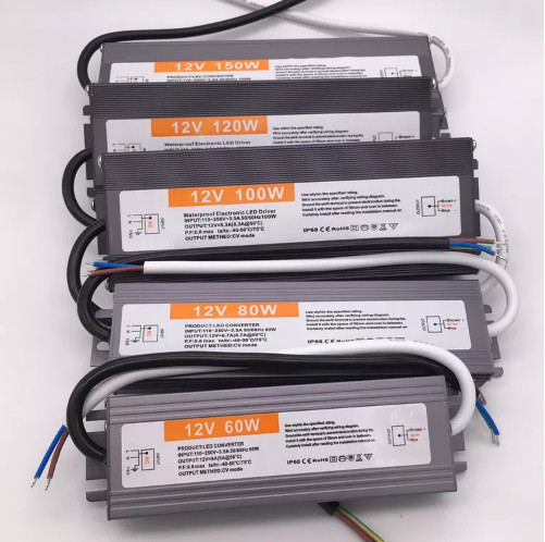 Economy 12V/24V 400W AC to DC LED Driver Ultra-Thin Slim LED Switching Power Supply for Indoor Lighting