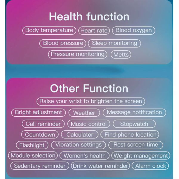 10m BLE Bluetooth Smart Watches GPS Track Health Monitor 1.69 Inch Zinc Alloy