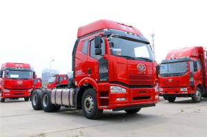 Quality Euro 3 FAW J6P Tractor Trailer Truck / 335HP - 375HP 6x4 Tractor Unit for sale